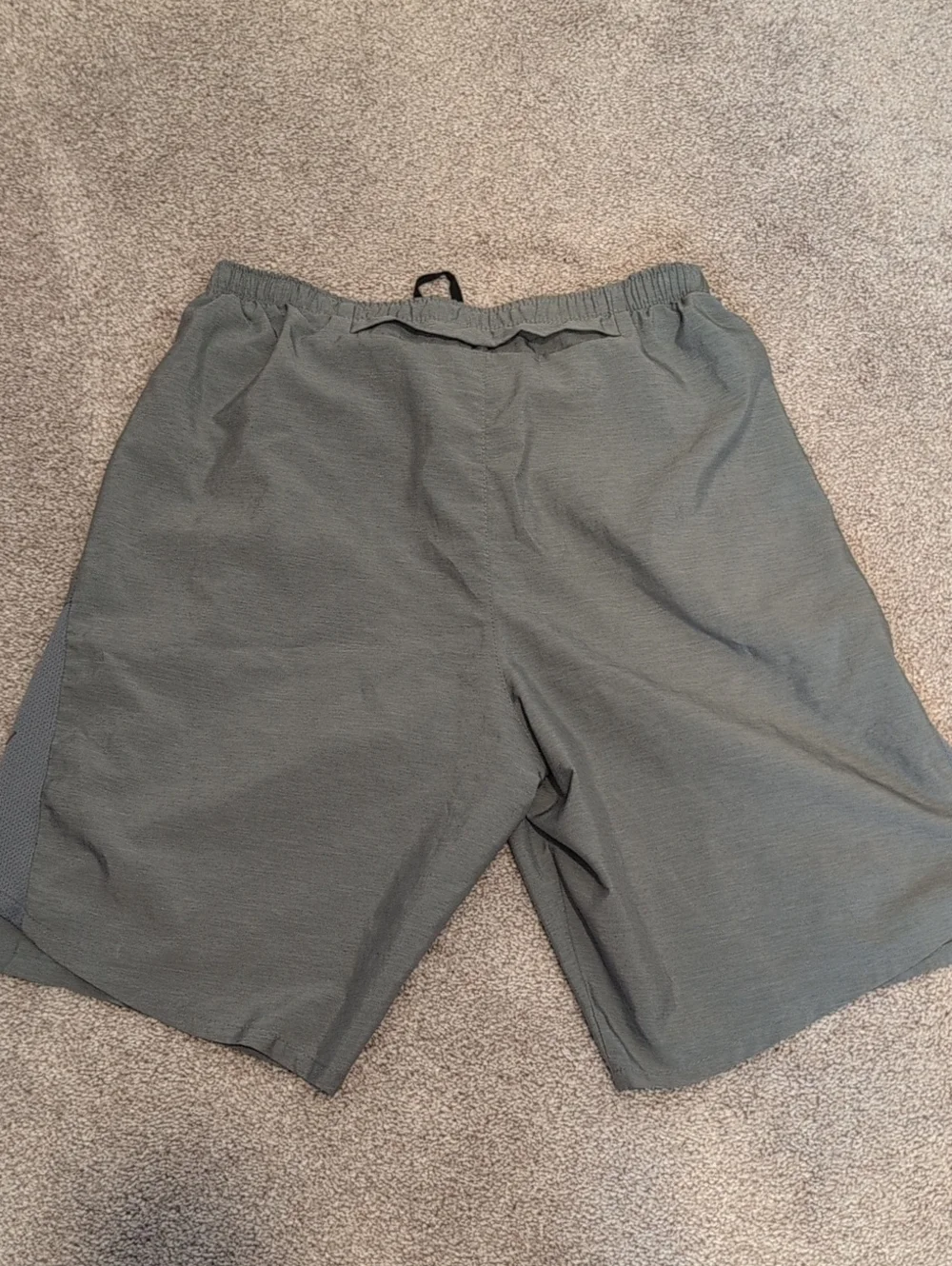 Nike Men's Dri-FIT Challenger Athletic Shorts - Gray with Black Drawcord